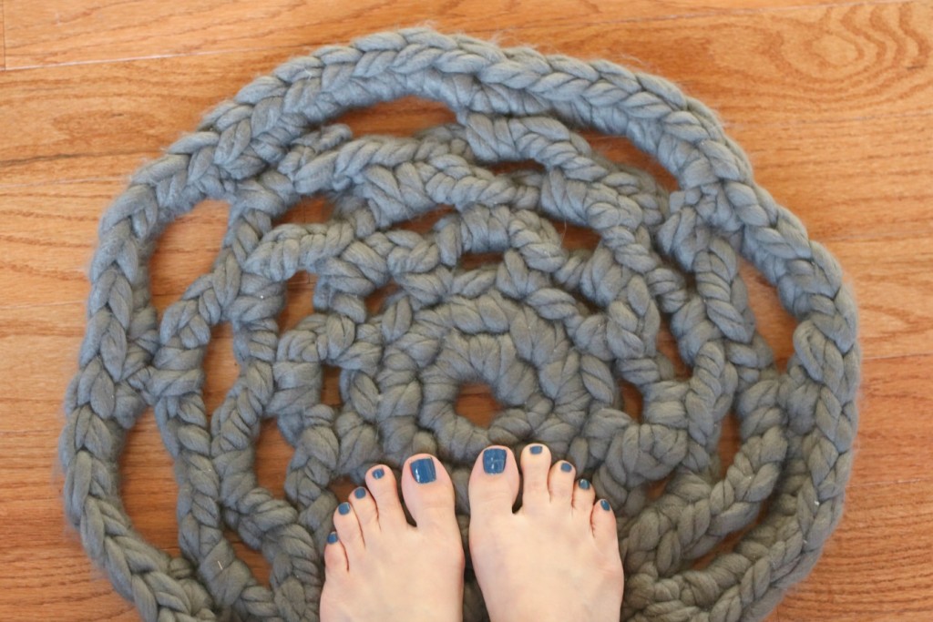 crochet doily rug